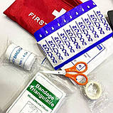 Аптечка автомобільна першої допомоги для водія сумка HS-300 санітарна маленька в машину при травмах, фото 6