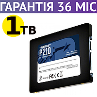 1TB SSD диск Patriot P210, твердотельный ссд 2.5" накопитель 1 тб для ПК и ноутбука