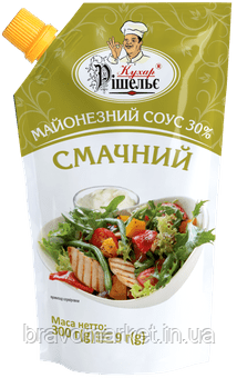 Майонезний соус 30% "Смачний" 300г ТМ Кухар Рішельє, фото 1