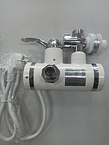 Кран-водонагрівач проточний JZ 3.0 кВт 0,4-5бар для ванни гусак вухо настінний AQUATICA (JZ-7C141W), фото 3