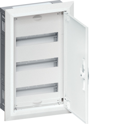 Щит вбудовуваний Hager Univers FWU31S 36 мод. QC 507x315x112 мм (розподільчий, модульний, з білою дверкою)