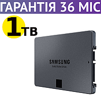 1TB SSD диск Samsung 870 QVO, твердотельный ссд 2.5" накопитель самсунг 1 тб для ПК и ноутбука