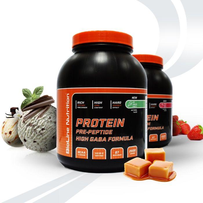 Сироватковий протеїн 80% BioLine Nutrition 2 кг Карамель, фото 1