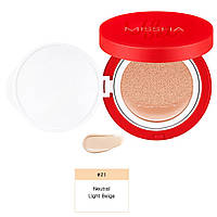 Тональный крем-кушон Missha Velvet Finish Cushion SPF50+/PA+++, 21 оттенок