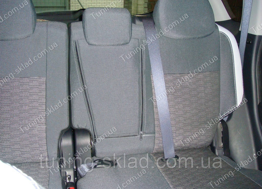 Чохли на сидіння Міцубісі Аутлендер XL (чохли з екошкіри Mitsubishi Outlander XL стиль Premium)