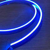 Світлодіодний неон RISHANG 24V IP66 6x12 мм 7.2Вт/метр синій, фото 2