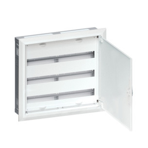 Щит вбудовуваний Hager Univers FWU32M2 78 мод. QC 507x565x112 мм (розподільчий, модульний, з білою дверкою), фото 1