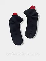 Носки короткие для девочки сеточка с рисунком сердечка Twinsocks р-14-16,18-20, 22-24 черные, серые 14-16, черний