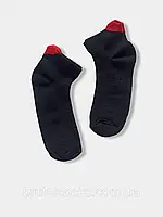 Носки короткие для девочки сеточка с рисунком сердечка Twinsocks р-14-16,18-20, 22-24 черные, серые 18-20, черний