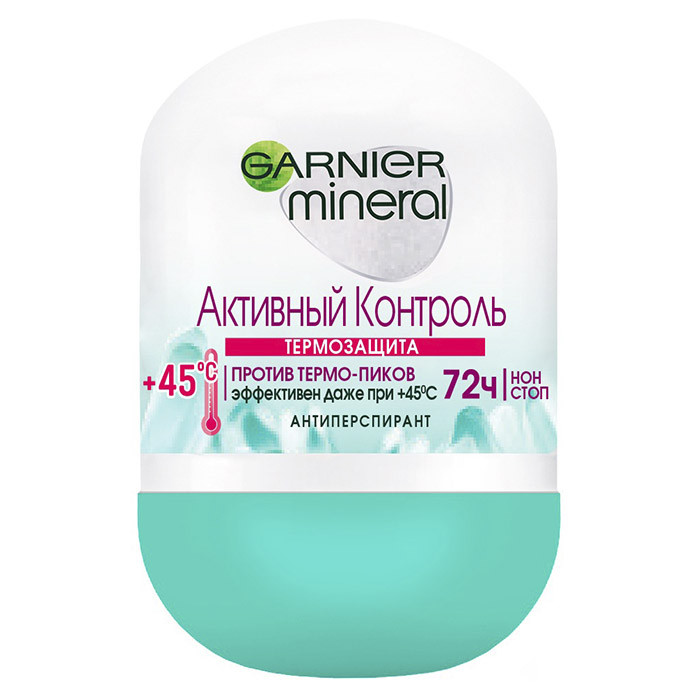Дезодорант-антиперспірант кульковий Garnier Mineral Активний Контроль Tермозахист 50 мл