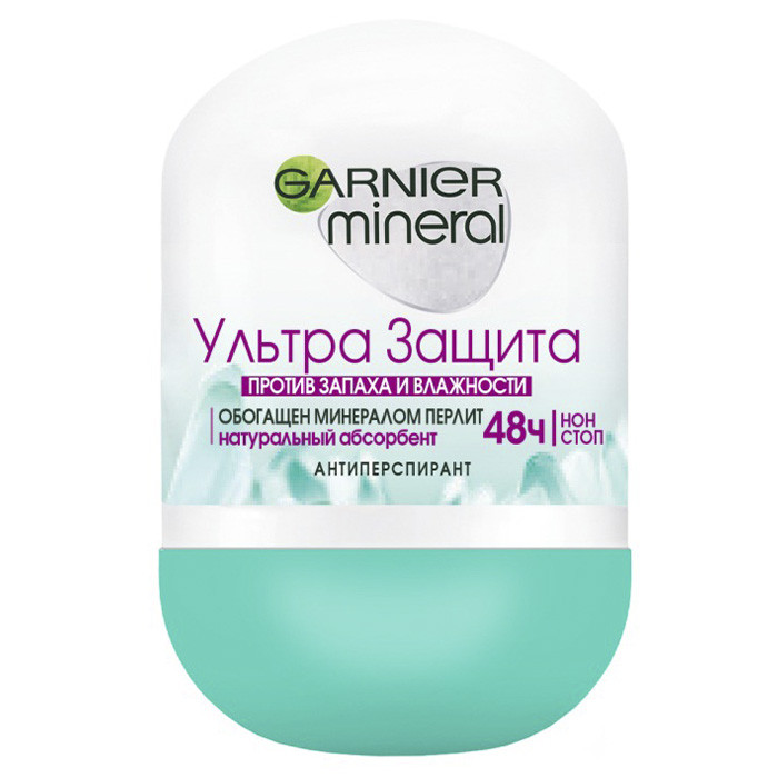 Дезодорант-антиперспірант кульковий Garnier Mineral Ультразахист проти запаху і вологості 50 мл