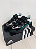 Чоловічі кросівки Adidas Niteball Black Sub Green (Зелені з чорним) Взуття Адідас Найтбол шкіра-замша демісезон, фото 10