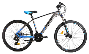 Велосипед найнер Crosser Quick 29" (рама 21, 3*8) Hidraulic Shimano Altus сіро-синій