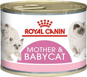 Влажный корм для новорожденных котят Royal Canin Mother & Babycat Cans 195 г