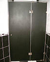 Душова кабіна 180 градусів з дверцятами на склі, графіт матовий 900*2000, фото 2