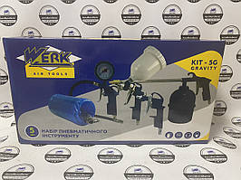 Набір пневмоінструменту 5 предметів Werk KIT-5G Gravity