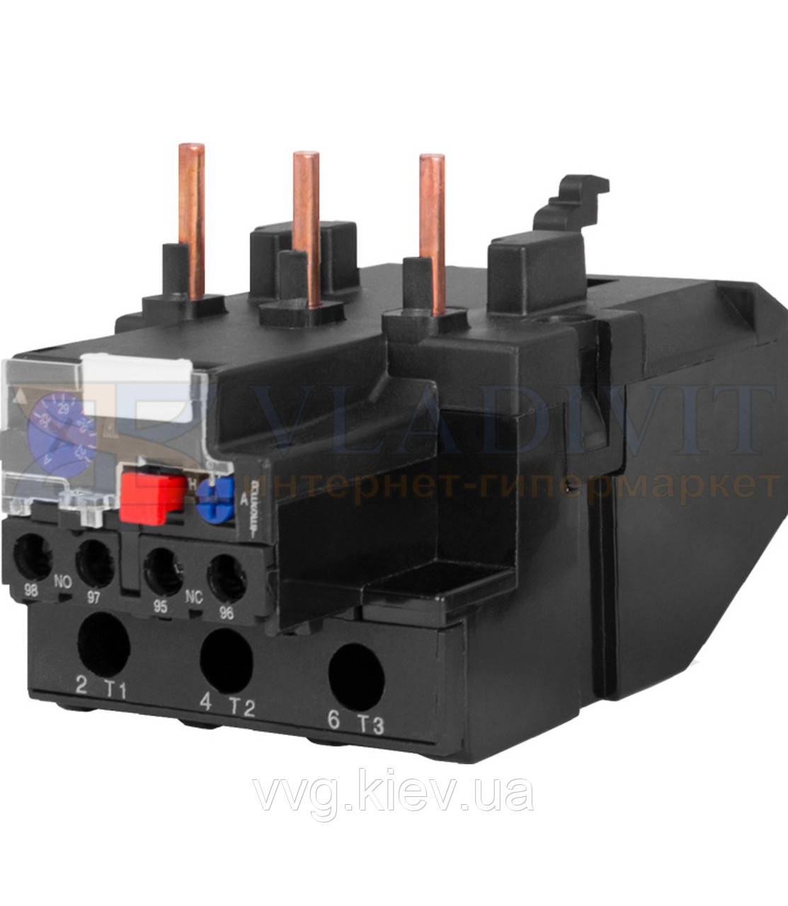 Теплове реле e.pro.ukh.1.0,25.1-2, діап. 0,16-0,25А, габ.реле 1, габ.конт.1-2, E.NEXT (p058002)