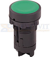 Кнопка пластикова без фіксації e.mb.ea31 зелена, 1NO, E.NEXT (p0810126)