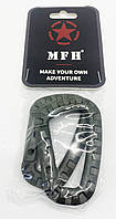 Карабин прочный MFH пластик, размер D 7 mm * 8,5 cm 2er Pack (упаковка 2 шт)