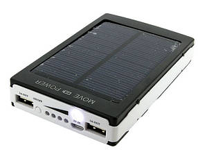 Зарядний пристрій із сонячною батареєю POWER BANK SOLAR 15000ma