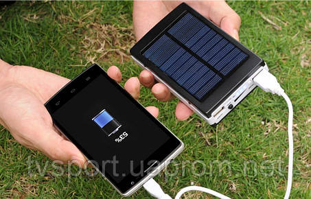 Зарядний пристрій із сонячною батареєю POWER BANK SOLAR 15000ma, фото 2