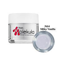 Гель для наращивания камуфлирующий Nails Molekula №14 Milky Vanilla 100 мл