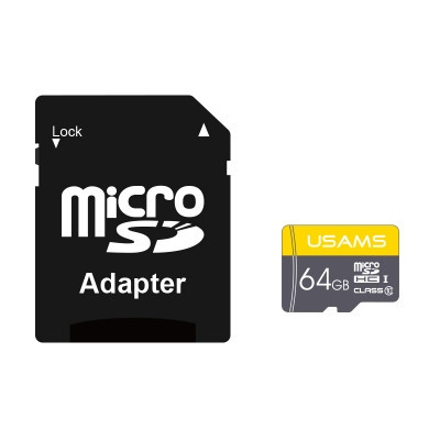 Карта пам'яті Usams MicroSD 64GB Class 10, фото 1