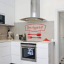 Інтер'єрна вінілова наклейка Смачного апетиту (табличка, бон апетит), фото 6