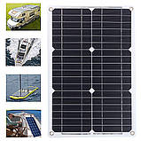 Уценка! Сонячна панель D20X + контролер 50A, 2* USB, багатофункціональний портативний зарядний пристрій, фото 4