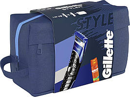 Набір Gillette STYLER (верстат (1) + 3 насадки + гель для гоління 200 мл)