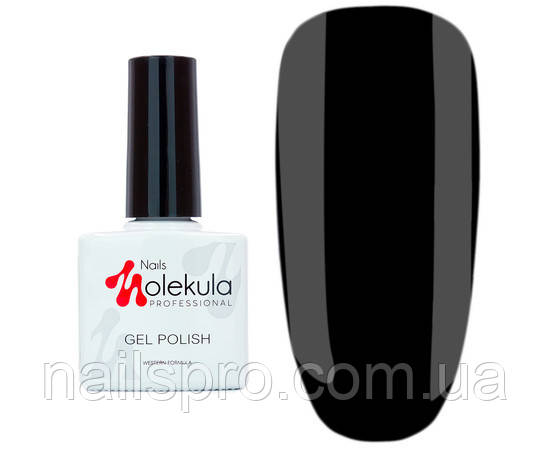 Гель-лак для нігтів Nails Molekula Gel Polish № 002 Чорний