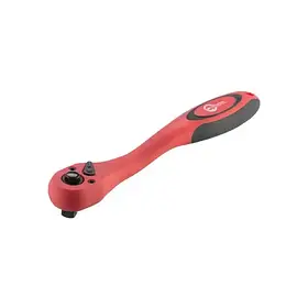 Ручка (тріскачка) з храповим механізмом на 72 зуби 3/8" вигнута Проф. INTERTOOL HT-2108