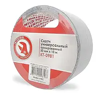 Скотч універсальний армований 50 мм*10 м. INTERTOOL KT-0981, фото 3