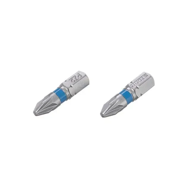 Комплект викруткових насадок PZ2 1/4"*25 мм, S2, пак. 2 шт., STORM INTERTOOL VT-0221