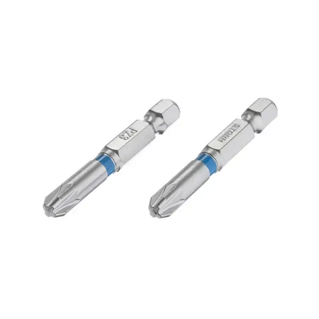 Комплект викруткових насадок PZ3 1/4"*50 мм, S2, пак. 2 шт., STORM INTERTOOL VT-0216