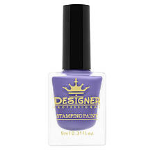 Лак-фарба для стемпінга Stamping Paint (Дизайнер Професіонал), 9 мл №10 Світло-синій