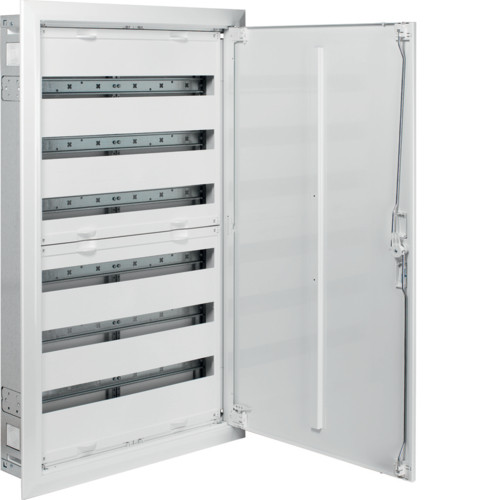Щит вбудовуваний Hager Univers FWU62M2 156 мод. QC 957x565x112 мм (розподільчий, модульний, з білою дверкою)