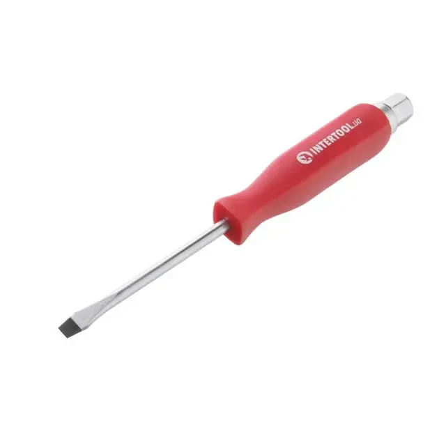 Викрутка ударна SL5x75мм INTERTOOL HT-0481
