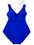 Жіночий купальник блакитного кольору великих розмірів, фото 3