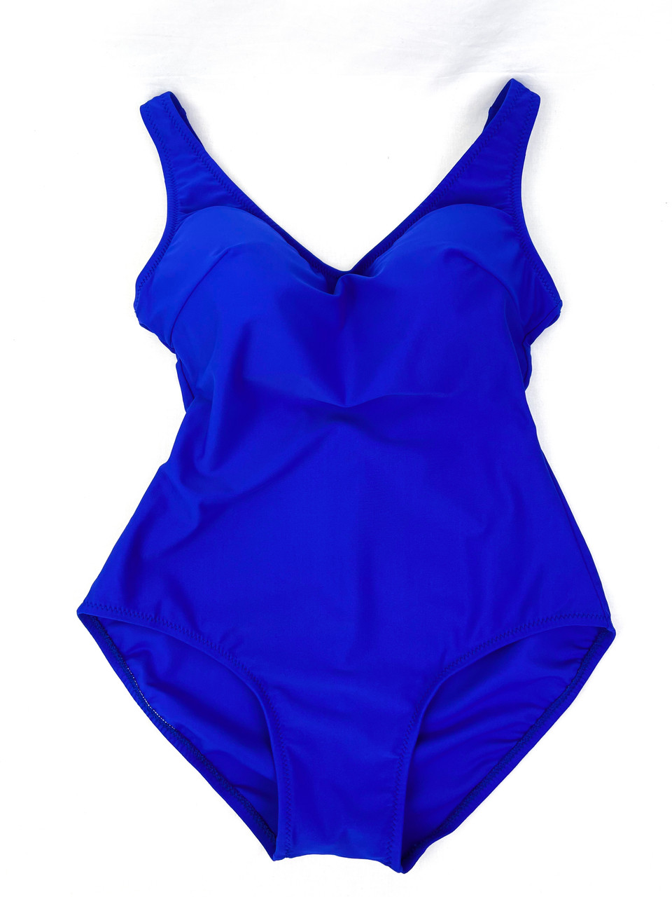 Жіночий купальник блакитного кольору великих розмірів, фото 1