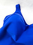 Жіночий купальник блакитного кольору великих розмірів, фото 7