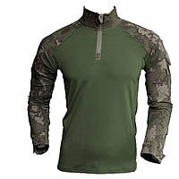 Тактическая футболка с длинным рукавом Bikatex / Combat, Зелёный, XL