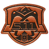 Нашивка 5.11 Tactical Mountaineer Patch Brown єдиний