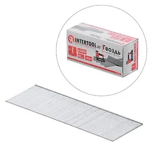 Цвях для степлера PT-1603, PT-1612 42 мм (18GA) 1.0*1.25 мм 5000 шт./пач. INTERTOOL PT-8642