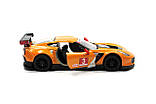 Машинка KINSMART металева KT5397W Corvette C7.R Race Car 2016, фото 7