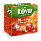 Чай фруктовый Loyd Полуниця  и Ревень 20 шт по 2 г., фото 2