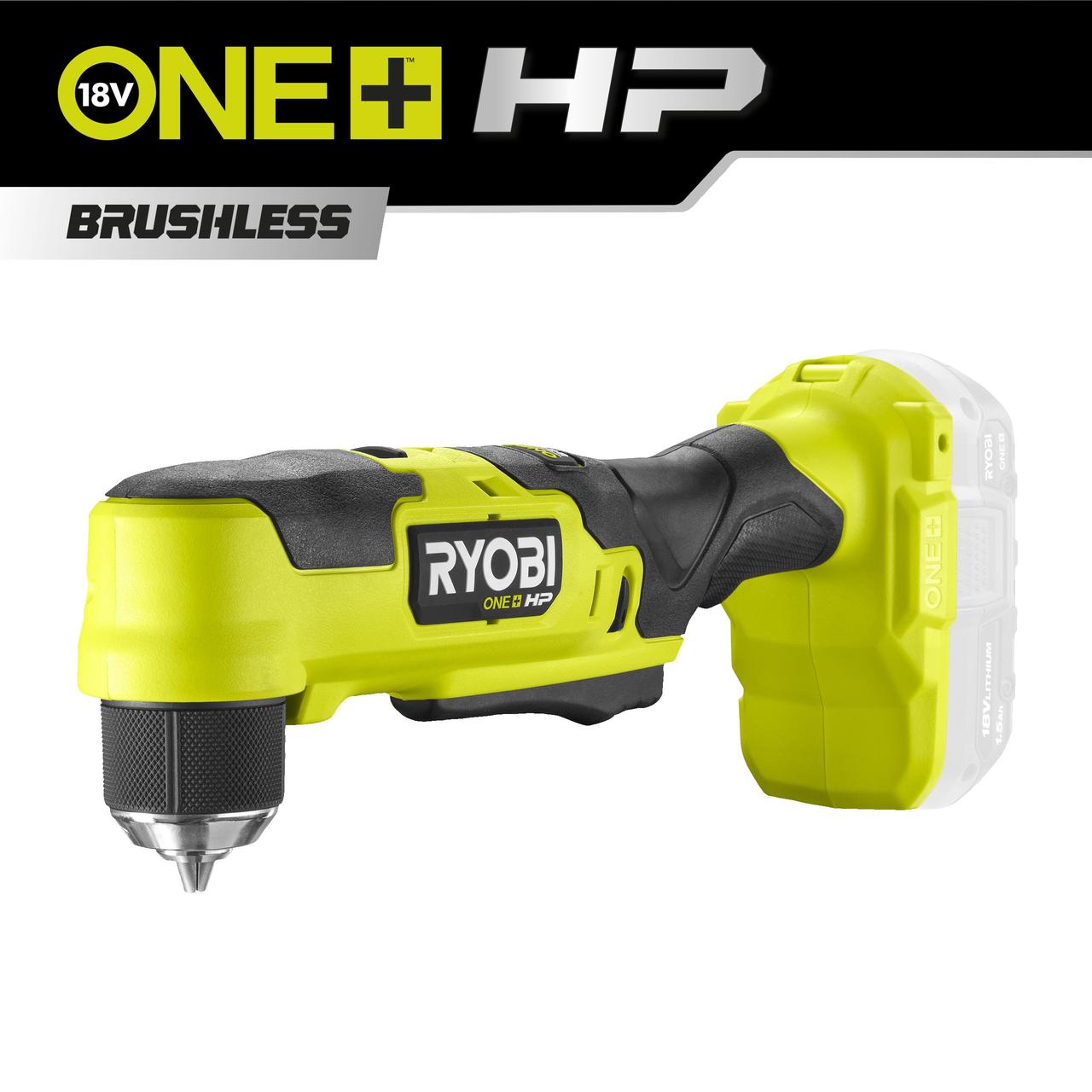 18 В Акумуляторний безщітковий кутовий дриль RYOBI RAD18C-0 ONE+