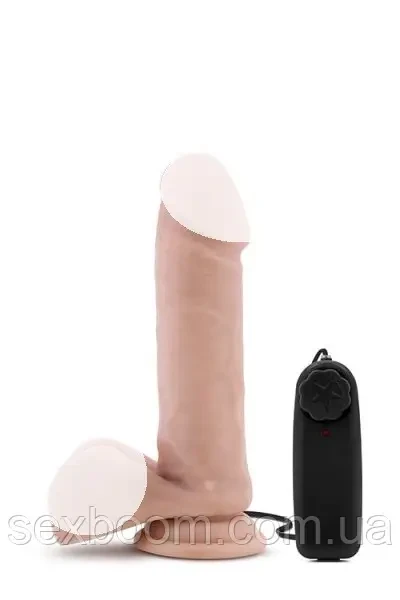 Вібромассажер LOVERBOY THE GOALIE 8INCH DILDO VANILLA
