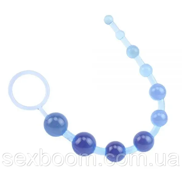 Анальний ланцюжок SASSY Anal Beads-Blue