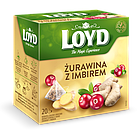 Чай фруктовый Loyd Журавлина и Імбир 20 шт по 2 г., фото 2